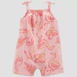 Carter's Just One You® Baby Girls' Flamingo Romper - Pink 3M