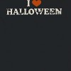 Rerun Island Men I Love Halloween Text Short Sleeve Graphic Cotton T-Shirt - 2 of 4
