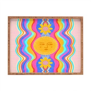 Sewzinski Solar Power Rectangular Bamboo Tray - Deny Designs - 1 of 2