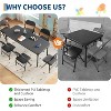 Nasitip 7 Piece Folding Kids Table and Chairs Set,Activity Table and Chairs Set for Dining Room,Daycare,Classrooms - 4 of 4