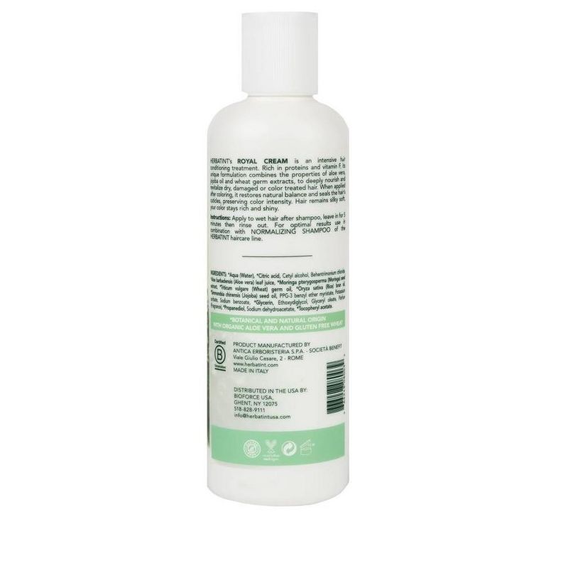 Herbatint Royal Cream Conditioner-Aloe Vera-Jojoba Oil-Wheat  -  8.79 fl oz Liquid, 2 of 3