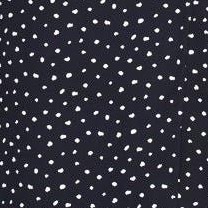 navy dots