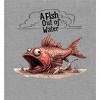 A Fish Out of Water Humor Adult Crew Neck Short Sleeve Tee - 2 of 2