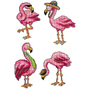 Crafting Spark Flamingo 201CS Counted Cross-Stitch Kit : Target