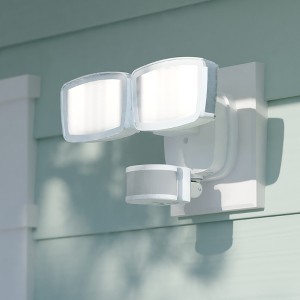 VAXCEL Integrated LED Motion Sensor Dusk to Dawn Outdoor Security Flood Light - 240 Degree - 85 Ft. - 1 of 4