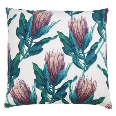Saro Lifestyle Sugarbush Outdoor Pillow - Poly Filled, 18" Square, Multi