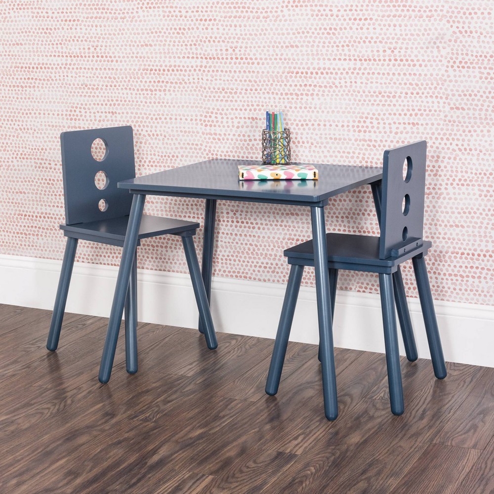 Child Craft Forever Eclectic Cirque Table and Chairs Washed Denim