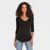 Long Sleeve Scoop Neck 2pk Bundle Maternity T-Shirt - Isabel Maternity by Ingrid & Isabel™ - image 2 of 3