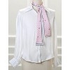 Allegra K Women's Skinny Scarves Polka Dot Cute Ribbon Hairband Neck Wraps Neckerchief - 2 of 4