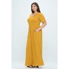 WEST K Women's Jana Plus Size Short Sleeve Knit Jumpsuit - 2 of 3