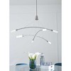 Progress Lighting Kylo 6-Light Brushed Nickel LED Chandelier with Frosted Acrylic Shades - 3 of 3