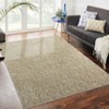 Washable Modern Solid Rug Non Slip Low Pile Rug Soft Contemporary Throw Floor Cover Foldable Indoor Carpet for Living Room Bedroom Playroom Nursery - 2 of 4