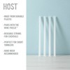 HOST Set of 4 Reusable Plastic Straws for Wine Freeze Cooling Cups, Vacuum Insulated Tumblers, Travel Mugs, Stemless Wine Tumblers, Clear - 2 of 4