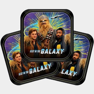 Amscan Star Wars Han Solo 7" Square Paper Party Plates, 8-Pack - 1 of 4
