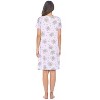 Casual Nights Women's Super Soft Yummy Nightshirt, Short Sleeve Nightgown, Night Dress with Fun Prints & Patterns - 4 of 4