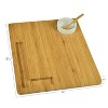 Picnic at Ascot Monogrammed Bamboo Charcuterie, Cheese & Cracker Serving Board - 3 of 3