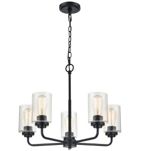 Millennium Lighting Moven 5 - Light Chandelier in  Matte Black - 1 of 2