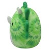Squishmallows 8" 2-in-1 Flipamallows Rocio and Evelina the Green Tie-Dye Triceratops & Teal-Green Tie-Dye Pterodactyl Plush Toy - 3 of 4