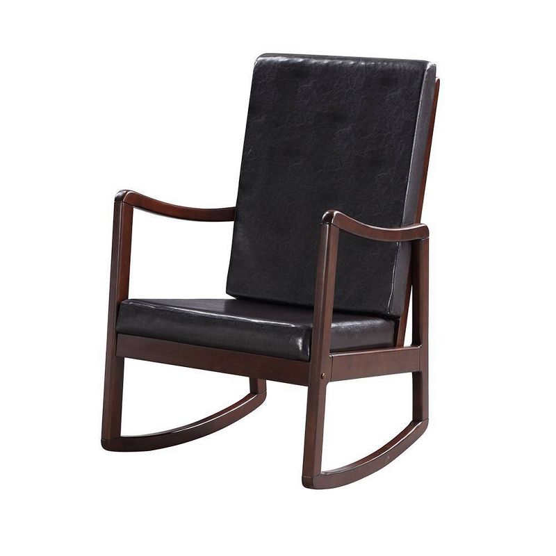 32&#34; Raina PU Active Sitting Chair Dark Brown/Espresso Finish - Acme Furniture, 6 of 7