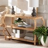 bali & pari Dalida Rattan 3 Tier Console Table Natural - 2 of 4