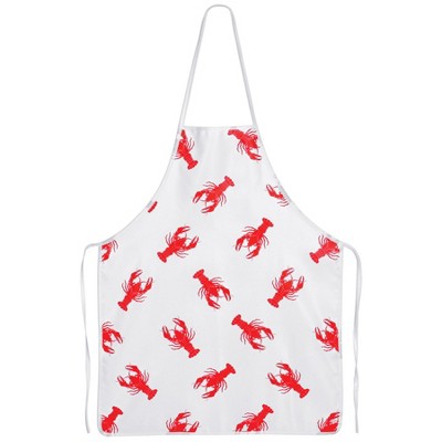 Beistle Crawfish Fabric Novelty Apron, (1/Pkg) Multicolored
