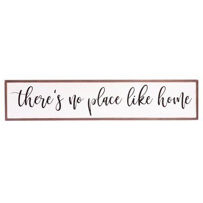 VIP Wood 42 in. White No Place Like Home Wall Sign