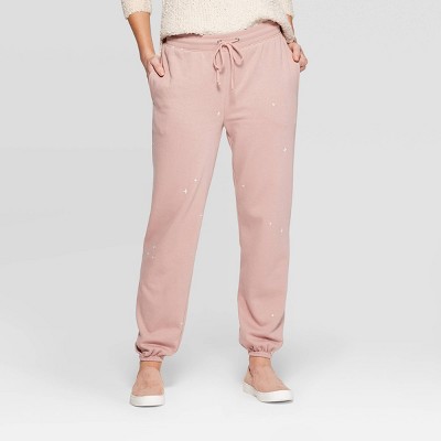 pink jogger pants