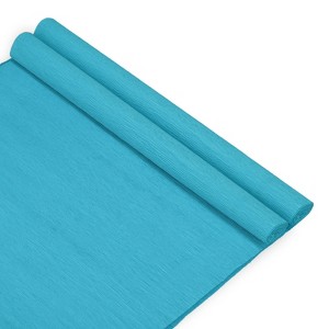 Unique Bargains Durable Soft Flexible Colorful Crepe Paper Variety of Colors 2 Pcs - 1 of 4