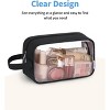 Narwey Clear Travel Toiletry Bags for Traveling Toiletries Men Women - 2 of 3