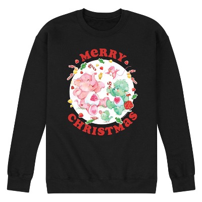 Men's - Care Bears - Cousins Merry Christmas Candy Graphic Fleece Sweatshirt