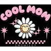 S.W.Smiley Cool Mom Flower - Womens Boxy Crop Top - 2 of 4