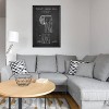 Toilet Paper Charcoal Patent Blue by Aged Pixel Unframed Wall Canvas - iCanvas - 3 of 4