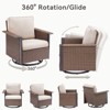 Buenhomino All-Weather Wicker Patio Sofa Conversation Set - 2 of 4