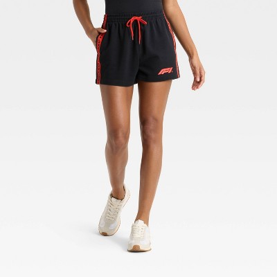 Women's Formula 1 Graphic Shorts - Black/Red