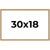 PosterPalooza | Classic Modern Gold Picture Frame - UV Acrylic, Backing Board, Hanging Hardware Included - 2 of 4