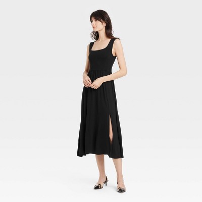 Women's Knit Ballet Midi Shift Dress - A New Day™