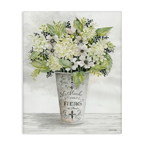 Stupell Industries French Floral Greenery Bouquet Canvas Art - 1 of 4