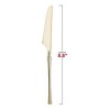 Smarty Had A Party Gold Moderno Plastic Dinner Knives - 240 pcs - 3 of 4
