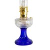 Aladdin Lincoln Drape Oil Lamp - Traditional Classic Indoor Oil or Kerosene Fuel Lamp, Bright White Light, Glass with Brass Trim - 3 of 3