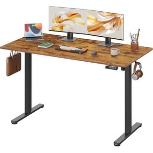 GALAXHERO 55 x 28 Inch Electric Standing Desk, Adjustable Height Sit-to-Stand Desk with 3 Memory Presets, Ergonomic Computer Desk for Home Office - 1 of 4