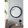 Lyngins 20 Inch Bathroom Mirrors,Round Wall Mirrors,Decorative Mirrors,Mango Wood Frame Vanity Mirrors for Bathroom,Bedroom - 2 of 4