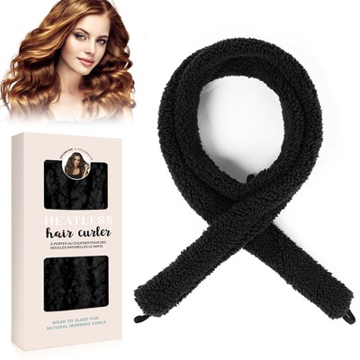 YEVYO Satin heatless hair curler, Lazy Natural Soft Wave DIY heatless curls for Sleep in Overnight, for All Hair Types