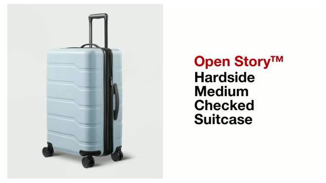 Hardside Medium Checked Suitcase - Open Story™, 2 of 8, play video