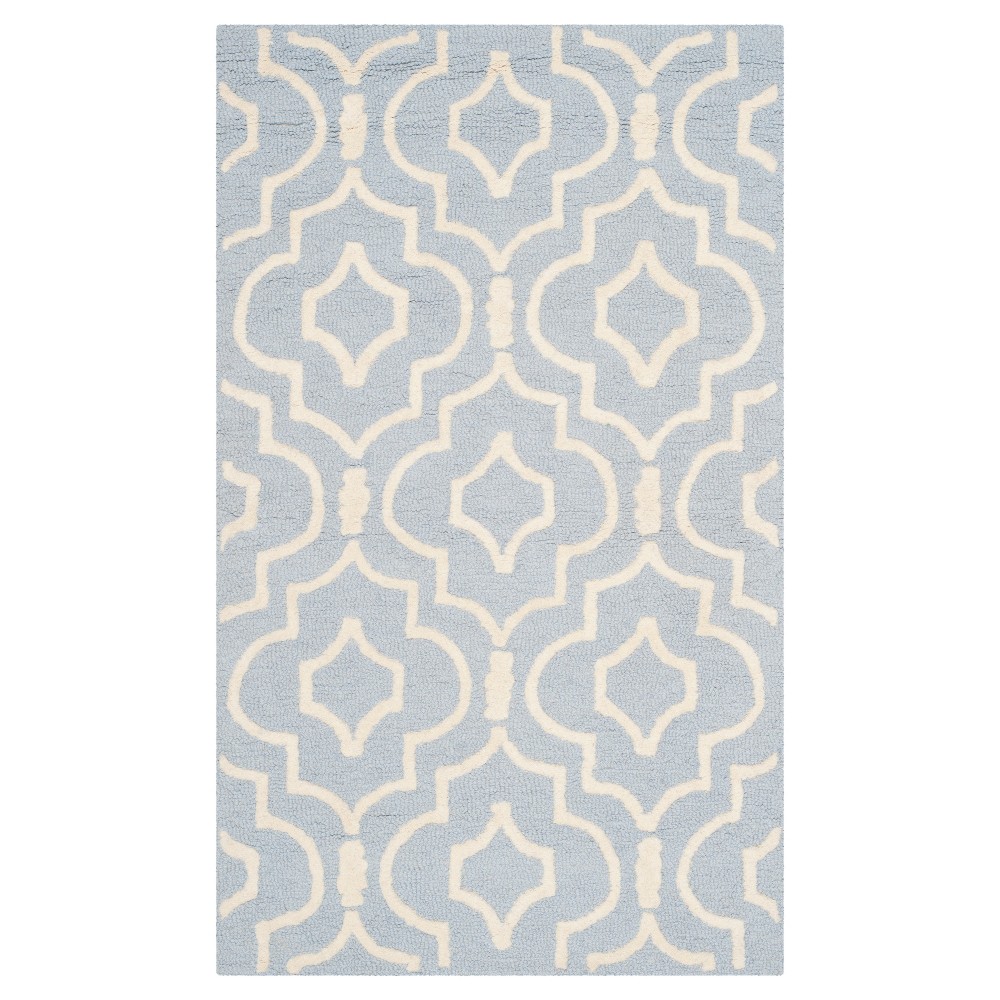 Tahla Accent Rug - Light Blue/Ivory ( 2'x3' ) - Safavieh