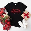 Simply Sage Market Women's Whimsical Merry Christmas Short Sleeve Graphic Tee - 3 of 4