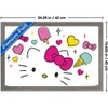 Trends International Hello Kitty: 2016 General - Sweet and Simple Kitty Framed Wall Poster Prints - 3 of 4