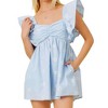 Women's Summer Daisy Babydoll Romper - Mainstrip - 4 of 4