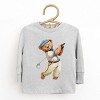 The Juniper Shop Watercolor Golf Bear Toddler Long Sleeve Tee - 2 of 4