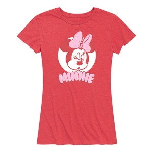 Women's - Disney - Minnie Pink Short Sleeve Graphic T-Shirt - 1 of 4