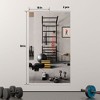 Apmir  2/3 pieces Rectangle Wall Mirror Home Gym Mirror Dance Studio Mirror Tempered Glass Mirror - 2 of 4